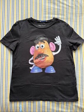 Zara Unisex Disney Pixar Toy Story Black Graphic Tee, 100% cotton